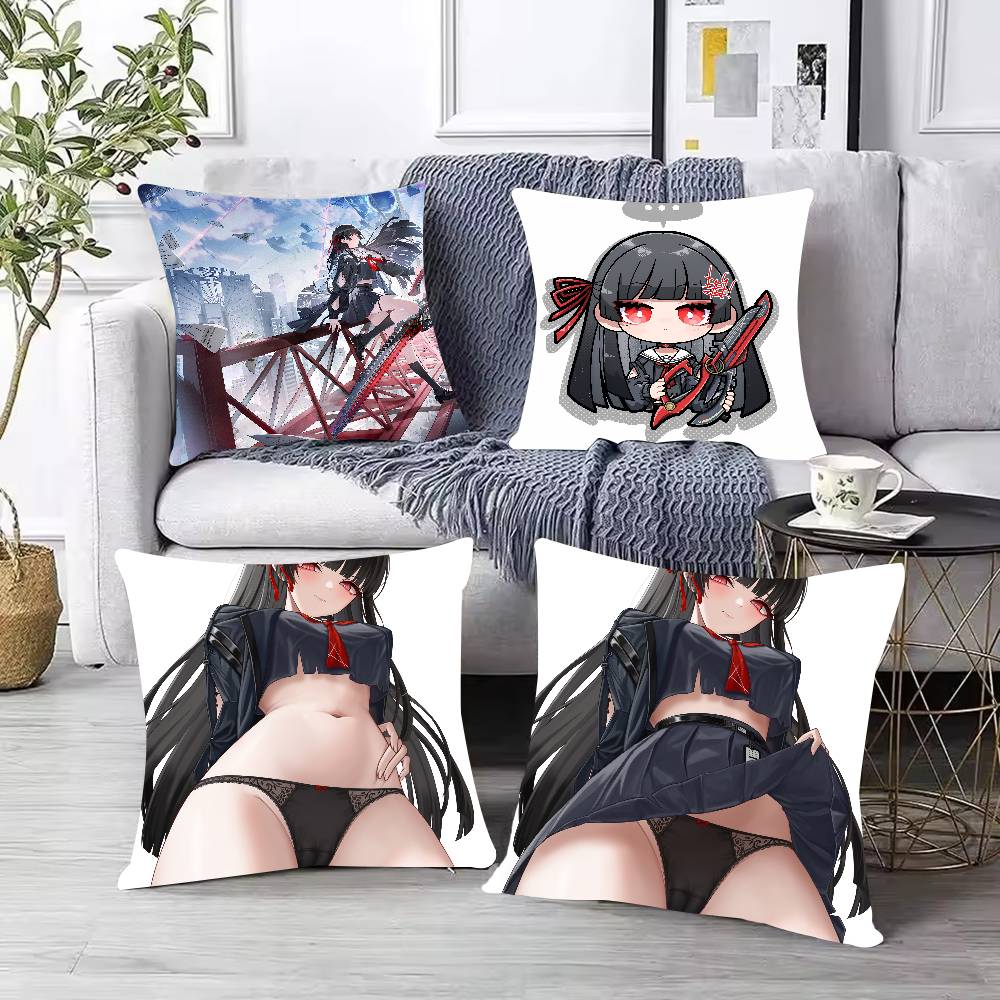 Hot Chisa Wuthering Waves Pillow Case Cushion Cover Decor Home Throw Pillow Covers For Couch Camping Pillow Cover Decorations
