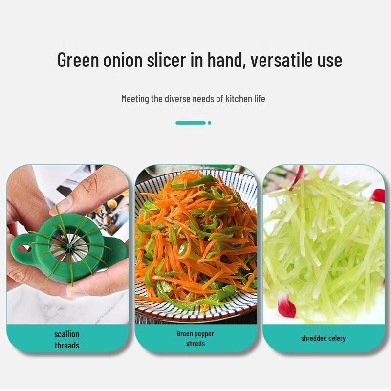 Multi-functional Green Onion Shredder