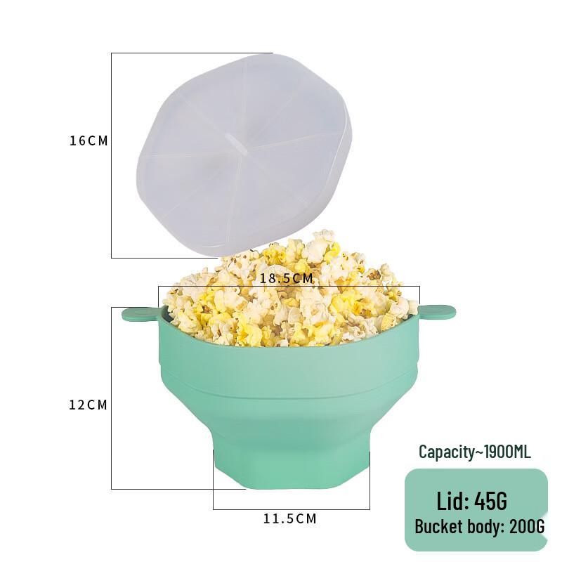 

ZISIZ Collapsible Popcorn & Noodle Bowl Set