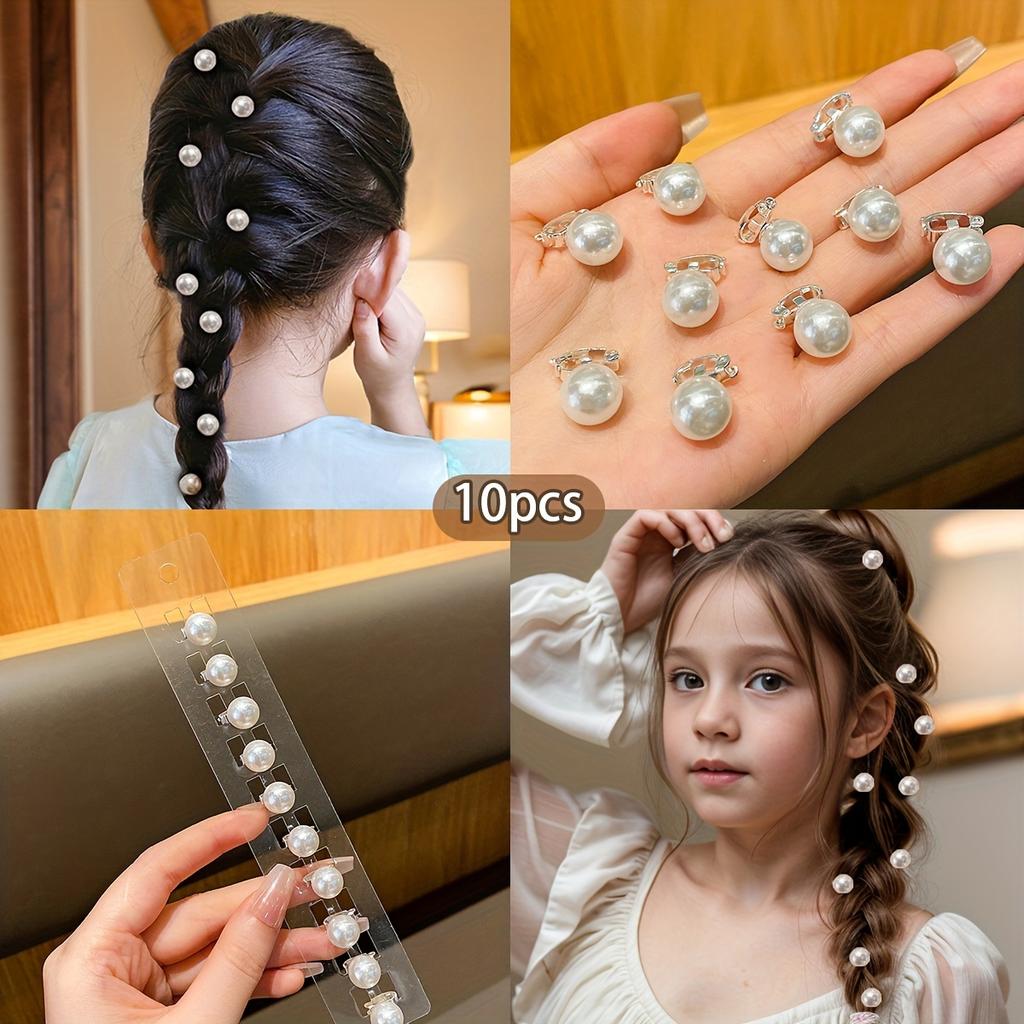 Sweet Pearl Like Hair Clips Suitable for Everyday Use