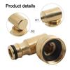 High Pressure Washer Swivel Joint Connector Hose Reel Swivel Elbow Quick Connector For Hoselock  3/4in For BSP Female