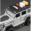1/24 Scale Mercedes-Benz G550 4X4 Modified Version Off-road Car Diecast Car Sound Light Pull Back Vehicle TV Cabinet Decorations Gift