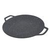 Barbecue Plate Reusable Easy Clean High Thermal Conductivity Coating Surface Grill Pan for Hiking Camping