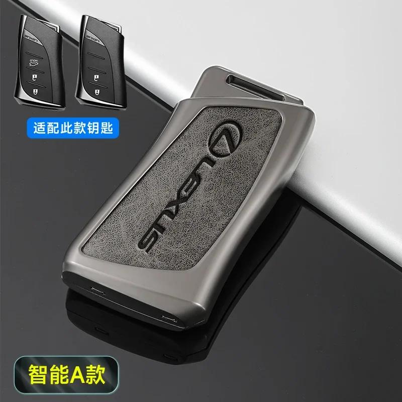 Leather Car Key Case Cover for Lexus UX250 UX260 Es Es350 UX200 UX250h ES200 ES300h ES350 US200 US260h 2018-2020 Car Accessories