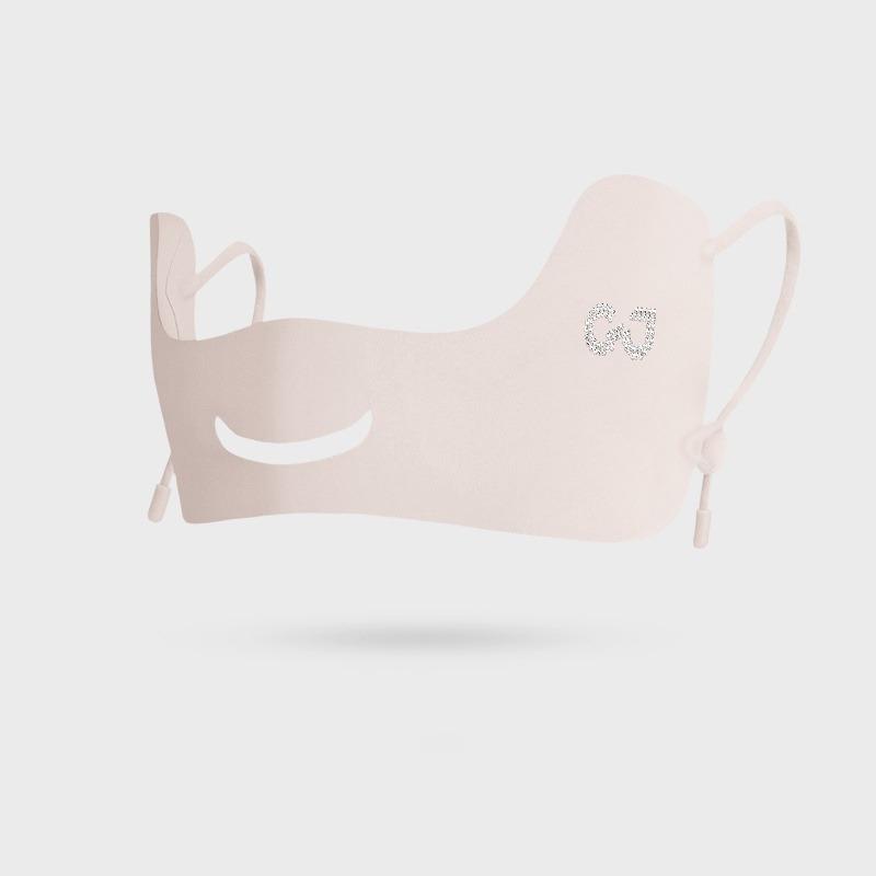 Summer Ice Silk Sunscreen Face Mask Women Outdoor Sunshade UV Protection Mask Breathable Sun-proof for Golf Sports