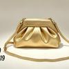 Women's Fashionable Pleated Underarm Clutch & Crossbody Bag