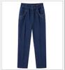 High-Waisted Straight Summer Jeans for Middle-Aged & Elderly Women - Casual Grandma Pants