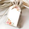 40pcs Blank Floral Tags for Gifts, Weddings, Bridal Showers, Birthdays, Message Cards, Greeting Cards, with Jute Twine Included.