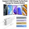 Chargeur USB 33W - E.F.Connection - Câble USB-C 6A 1M - Charge rapide - pour Redmi Note 15/Note 14Pro plus/ Note 13 15C/14C/12C