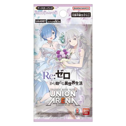 BANDAI UNION ARENA Boosterpakke Re:ZERO -Starte livet i en annen verden- [UA40BT] (ESKE) 16 pakker