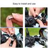 Mini Portable Helmet Lock Anti Theft Safety Lock All Metal with 2 Keys for 22 24mm Handlebar Bike Motorcycle Electric