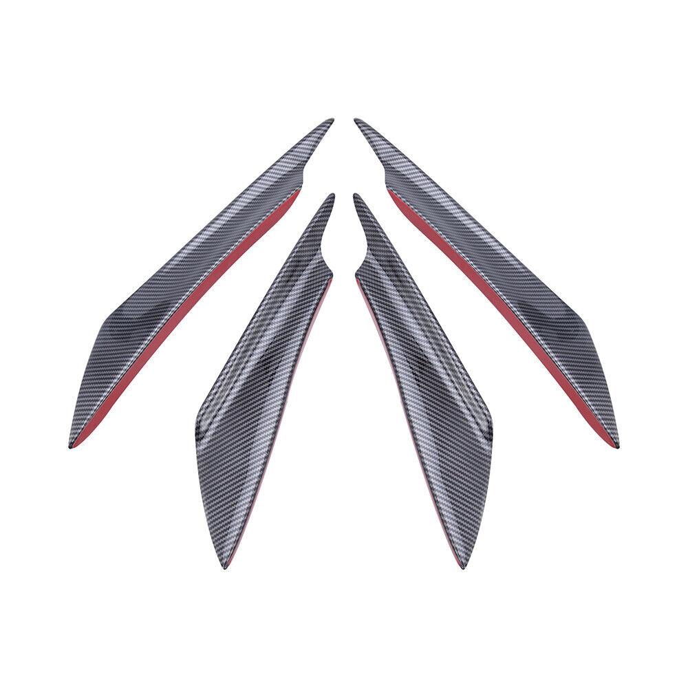 LAICY 4PCS Car Front Bumper Canard Splitter Lip Diffuser Splitter Scratch Protector Guard Cover for Subaru WRX STI 2013-2020