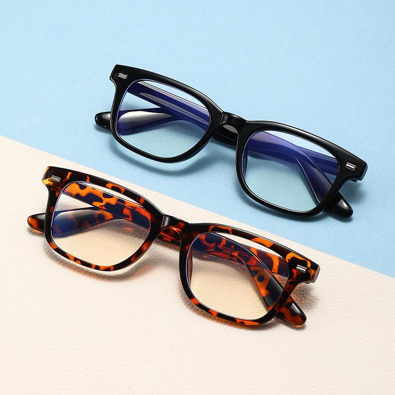 New glasses frame flat glasses for men and women, anti-blue light and anti-radiation, fashionable and versatile, can be matched with myopia