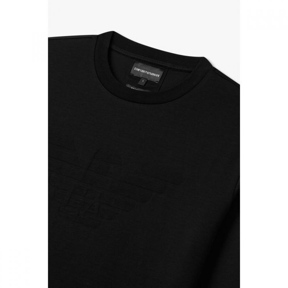 Emporio Armani Men S Long Sleeve T ShirT wiTh Logo deTail A515126007