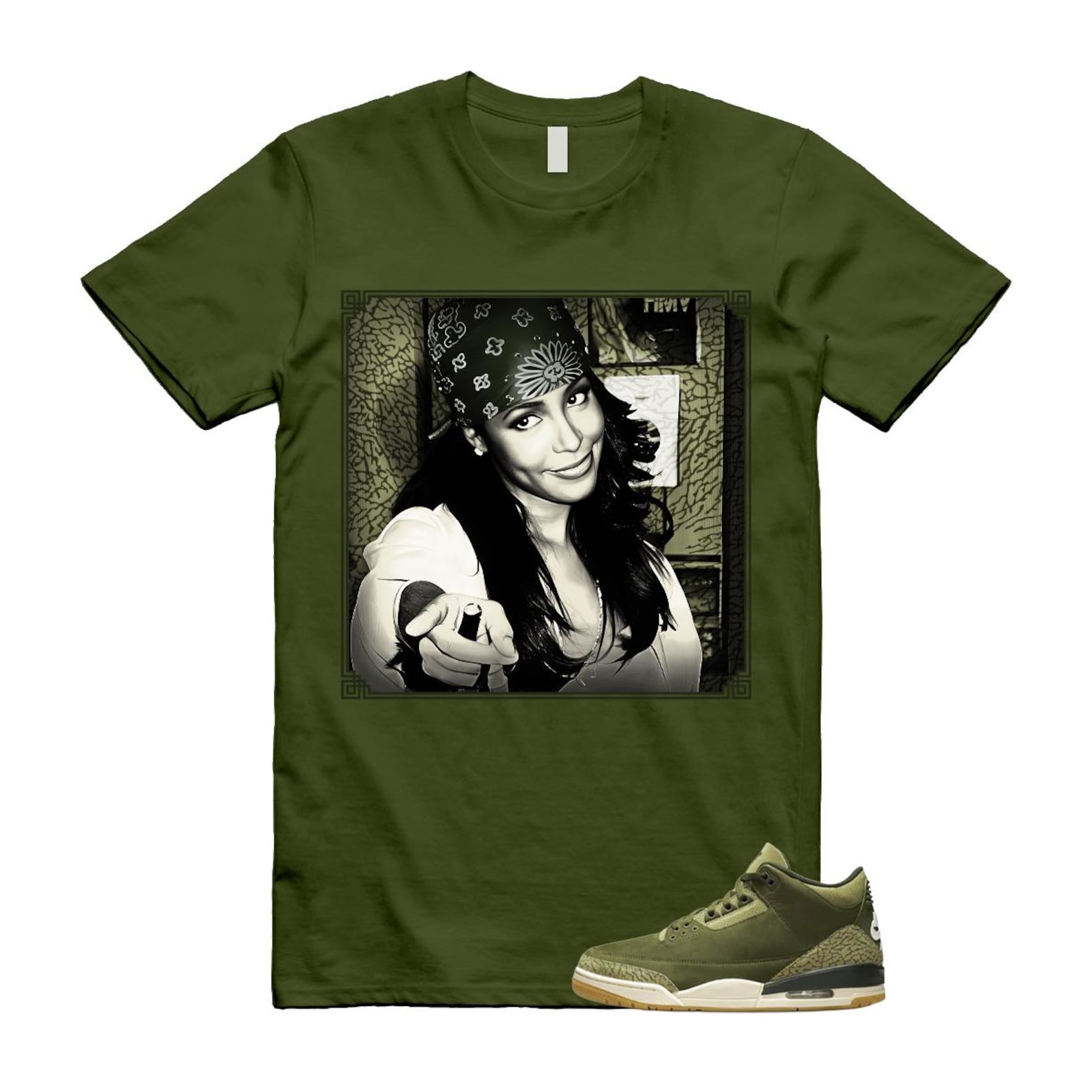 3 Family Affair Olive Sequoia Neutral Sail T Shirt Match LIYAH S
