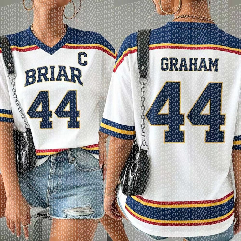 Huiteng12 TV-drama Off Campus Briar University Jersey Graham 44 22 DI LAURENTIS 66 Tucker 46 T-shirt Unisex Streetwear Los Zomer Top 2XL