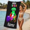 Customizable personalized beach towels Garten Of Banban themed designs.Suitable for the beach, yoga, sports;ideal as beach accessories