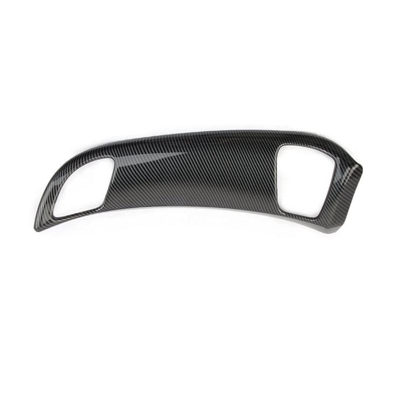 1 PCS Dashboard Panel Decor Cover Trim Accessories ABS Carbon Fiber For Chevrolet Corvette C7 2014 2015 2016 2017 2018