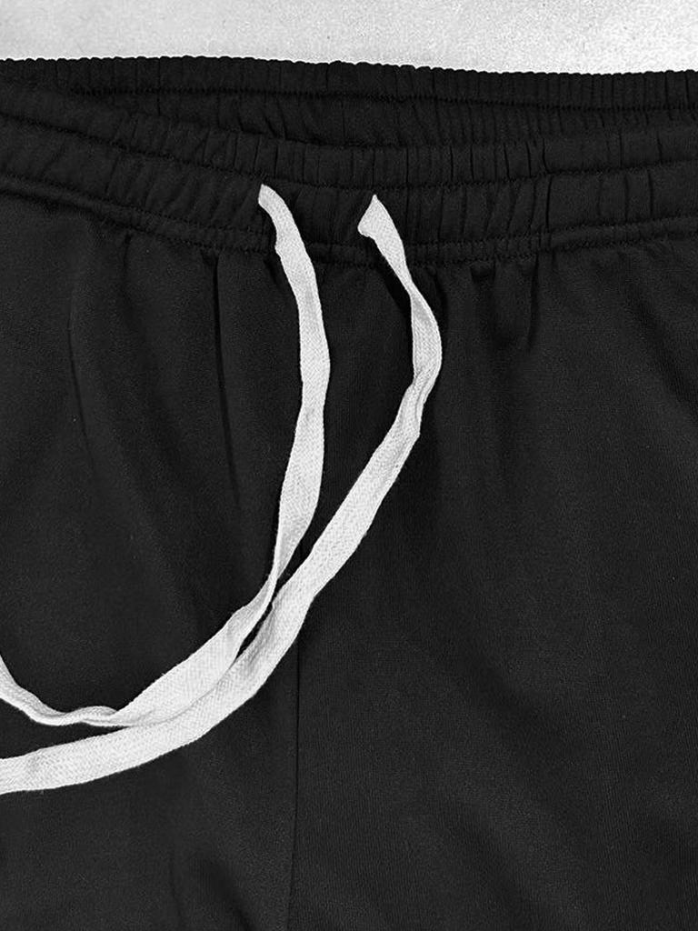 Pantalon de survêtement décontracté pour homme, style européen, taille élastique, jambe droite