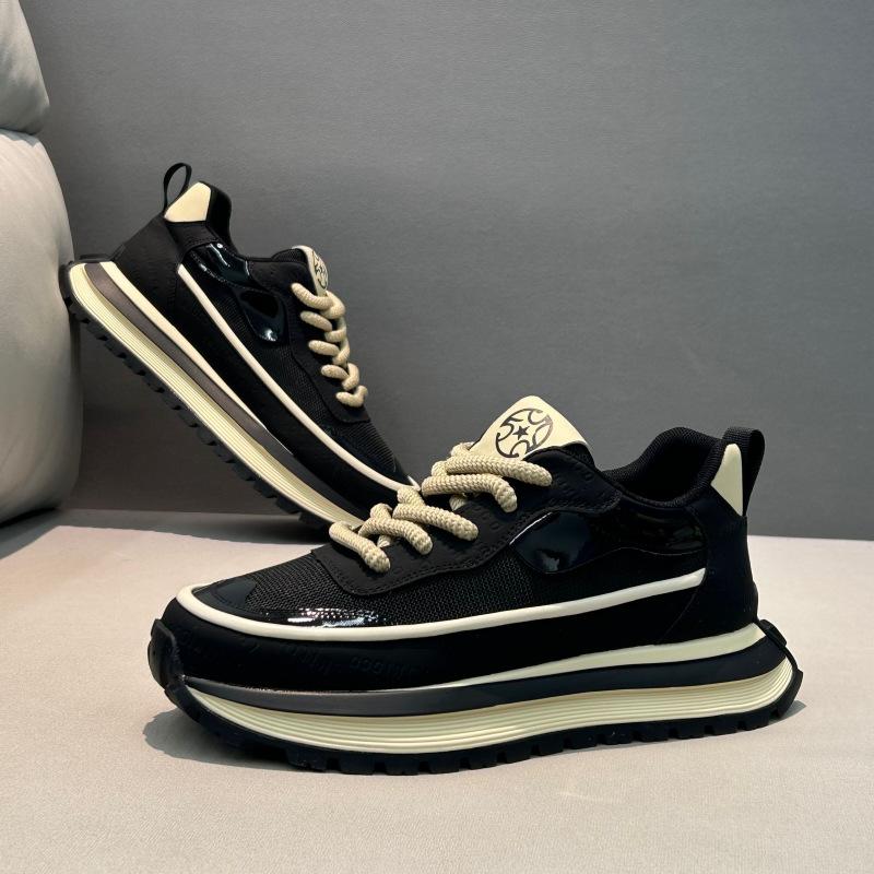 Spring new light luxury sports and leisure shoes lightweight laces