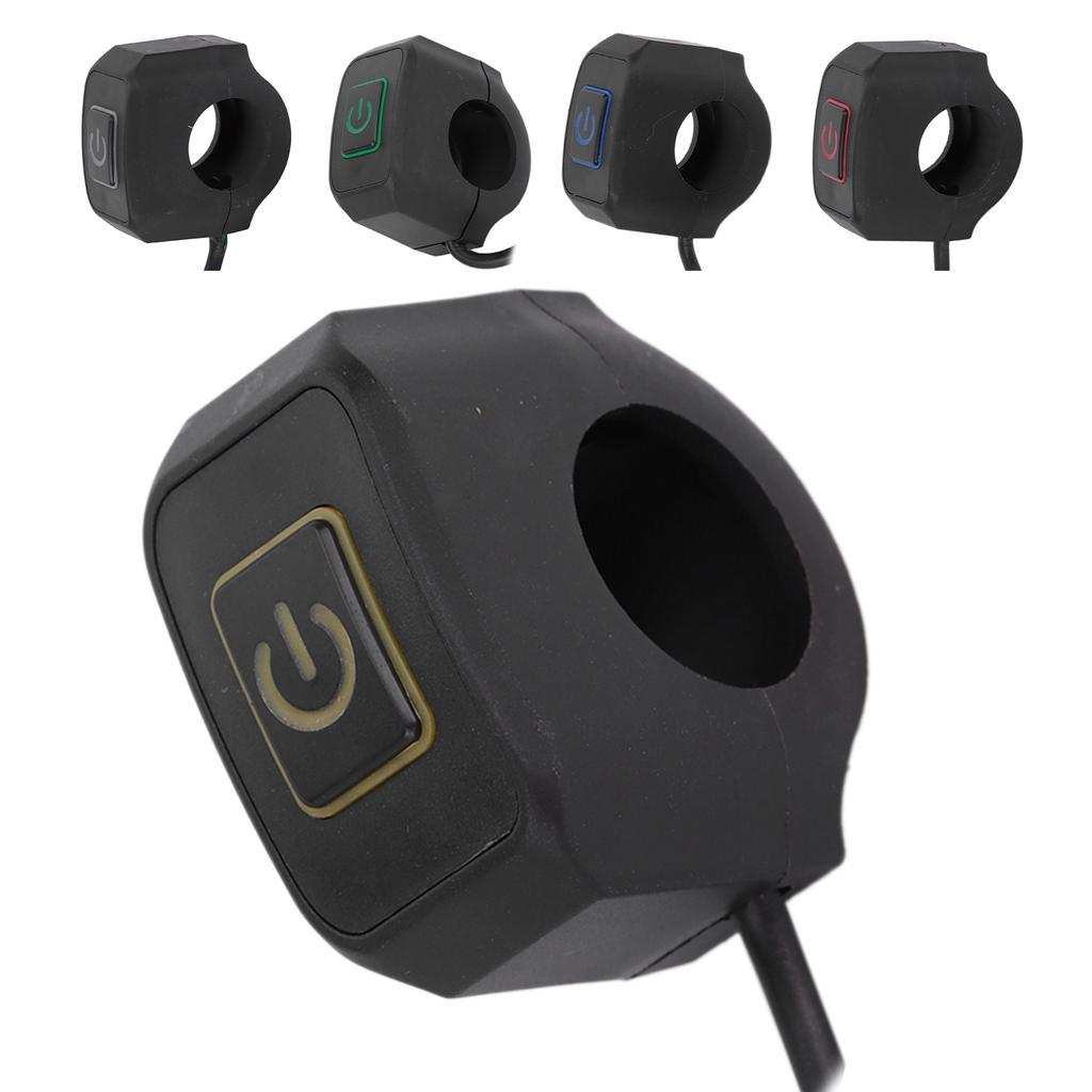 22mm Motorrad Lenker Schalter Control Taste Wasserdicht für Scheinwerfer