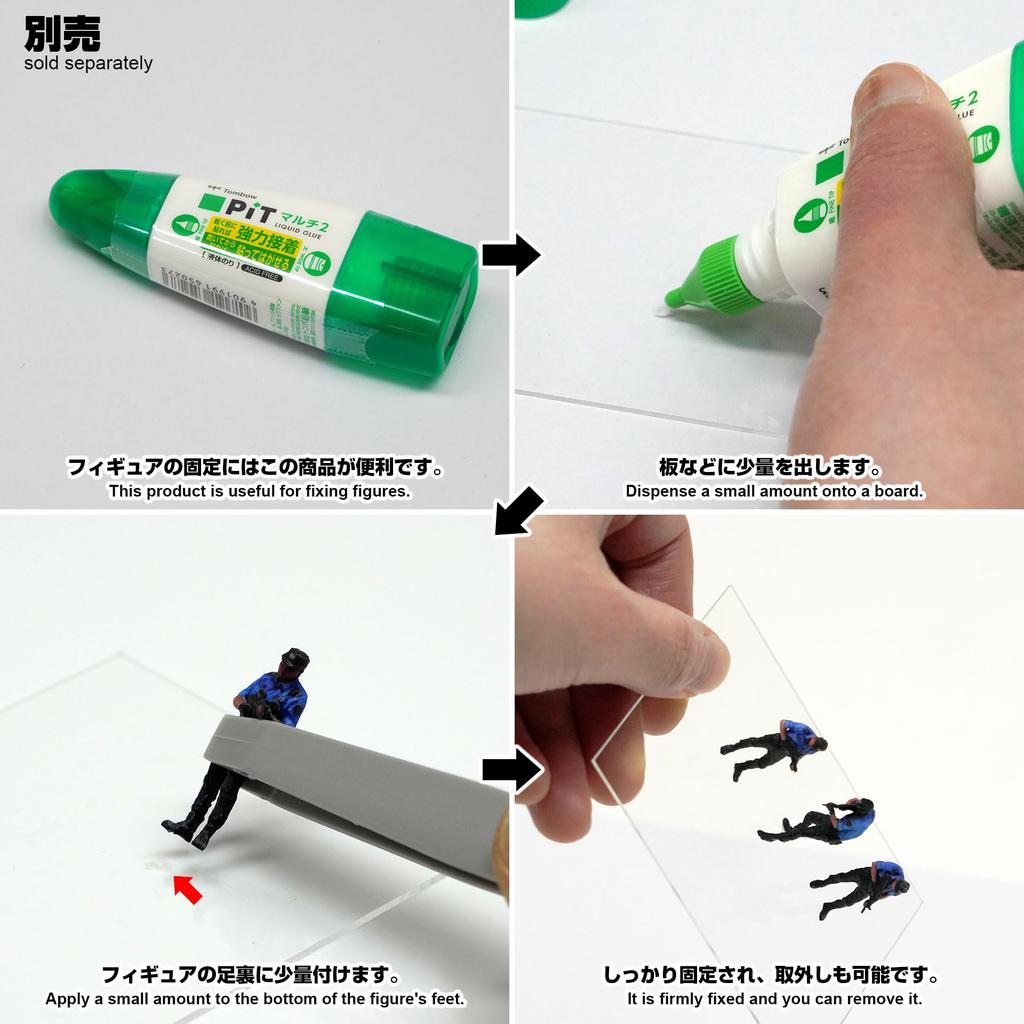 Figreal Maßstab NAVY BN3 Deck Navy Flugdeck Regenbogenbraun 1/72 U.S.. (1) 3-teilige, vorbemalte Figur, Arbeiter, USA. Crew, Gang,