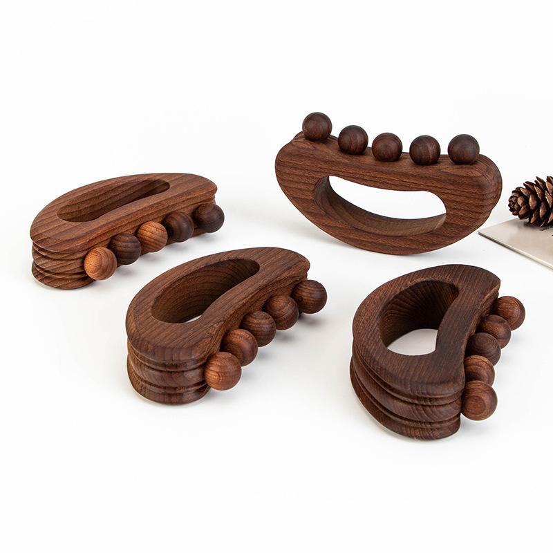 1Pcs Lymphatic Drainage Massager Wooden Gua Sha Tool For Body Manual Massage Scraper For Anti Cellulite Body Gua Sha Paddle