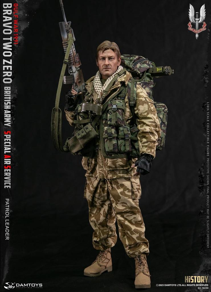 DAMTOYS Action Figure Male Movie Character SAS Body Head Set Action Figure 78098 [Tbmodel] 1/6