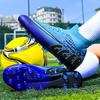High-top 2025 Fly-woven Football Shoes Tf Broken Nails Artificial Flat AG Long Nails Men's and Women's Training Sports Shoes