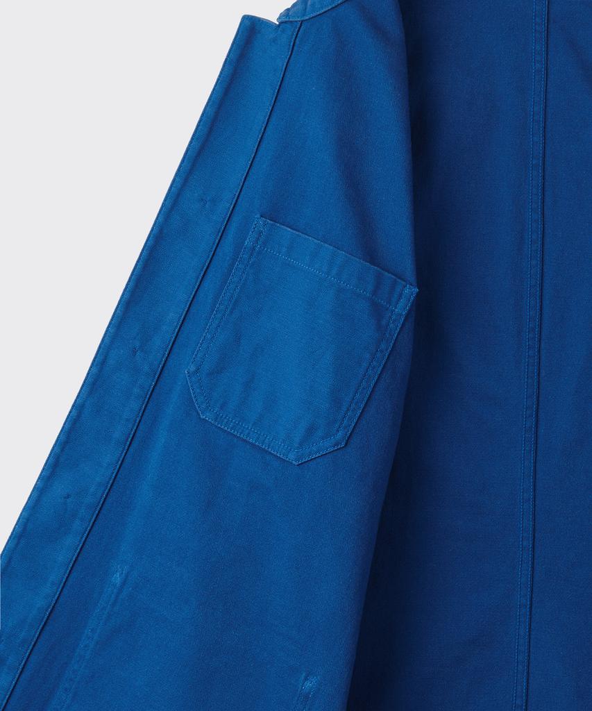 Musinsa Standard Back Satin Chore Jacket [French Blue]