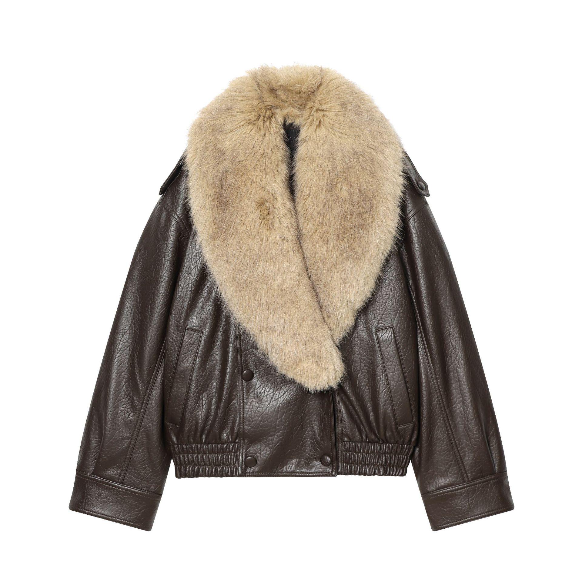 2026 Women`s Winter Faux Fur Collar