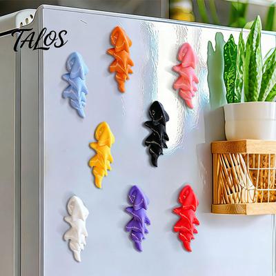Metal Surface Accessory 1/8Pcs 3D Dragon Refrigerator Magnet, Articulated Magnetic Decoration, Cartoon Magnet Memo Note Photo Holder for Fridge