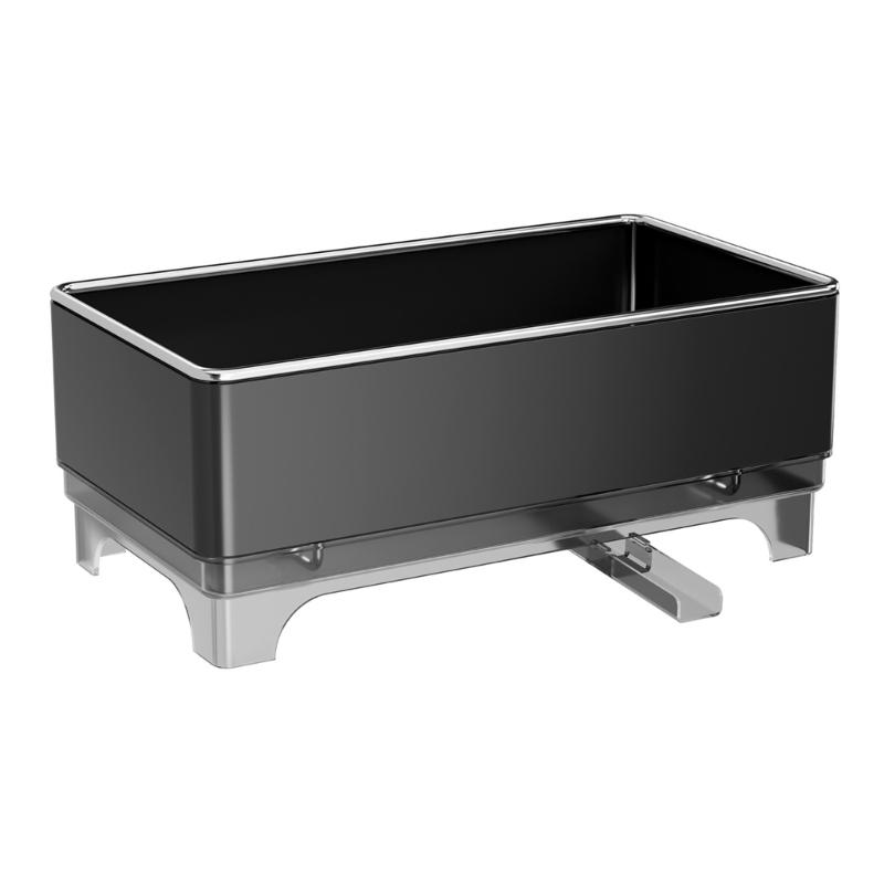 

360 Rotating Drain Kitchen Sink Organizer Stainless Steel Compacts Space Saving Includes Brush Sponge Holder For Bathroom чорний