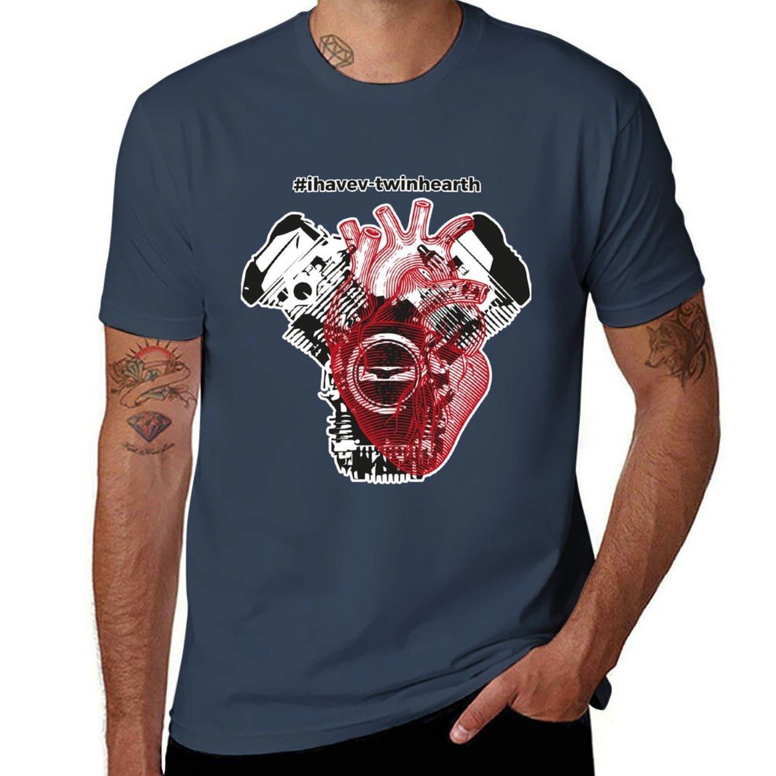 cuore Ho un 4 bicilindrico TShirt Construction Work Tee Shirt M