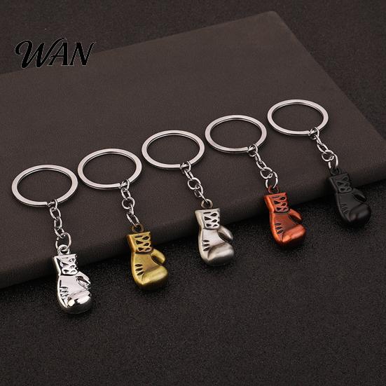 Boxing Glove Keychain Gloves Keychain, Mini Cute Sports Key Chain, Sport Retro Holder Ring Pendant, Bag Backpack Decor for Men Women Party Gifts