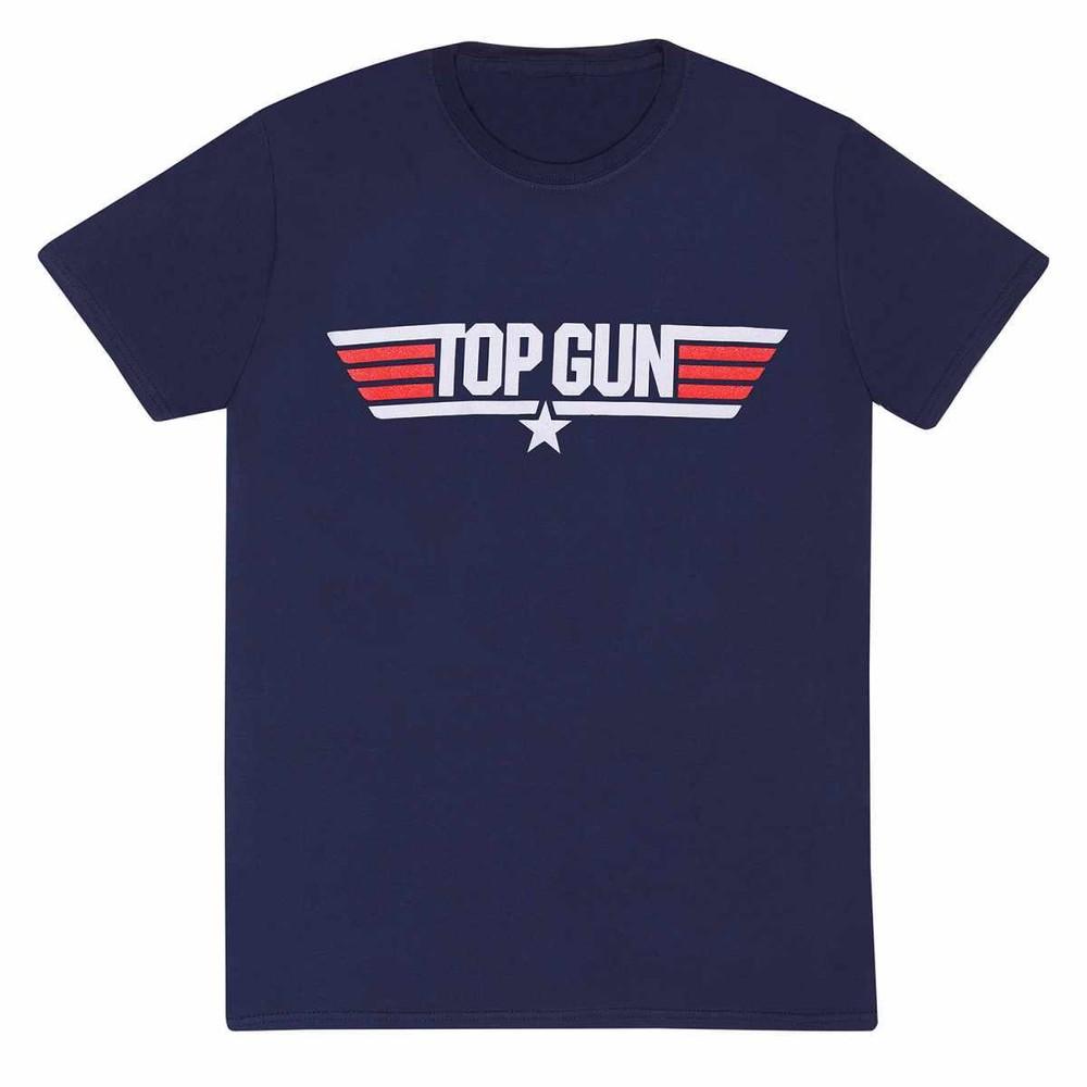 

Top Gun T-Shirt Logo Navy Movie Official New S