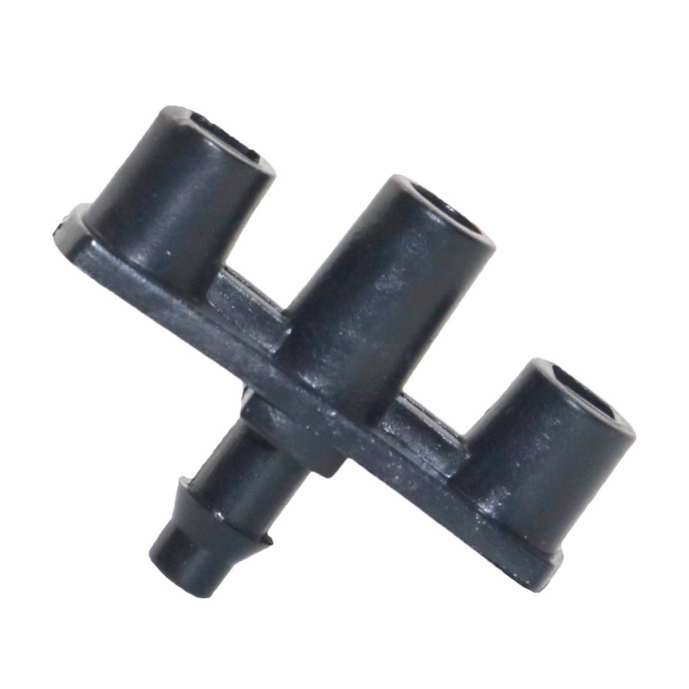 

100 Pcs 4/7mm Hose Barb Conversion 7.5mm Splitter Connector G-Type Nozzle Couplings Garden Irrigation 1/4 Water Pipe Fittings 1/4