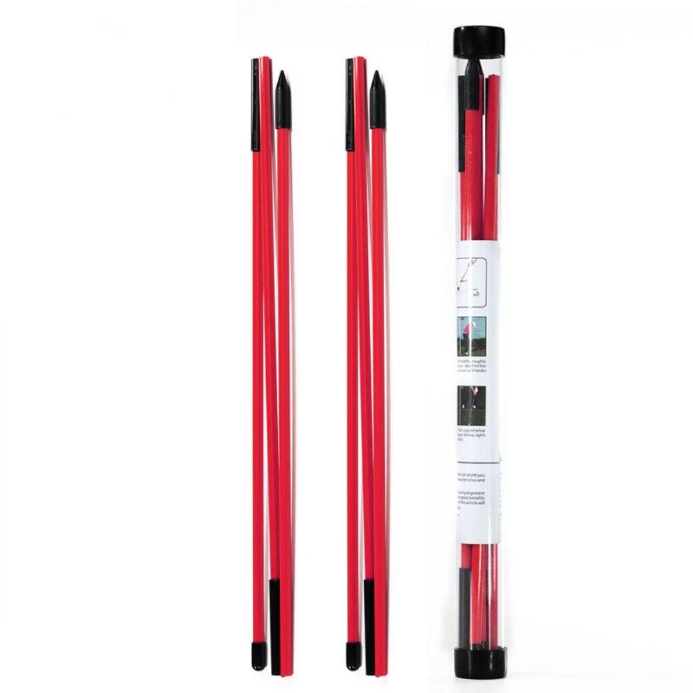 

Улучшение уровня гольфа Стержни для практики в гольфе Складной индикатор направления Палка Корректор осанки красный