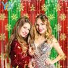 1-10PCS Christmas Snowflake Tassel Curtain Shimmering Foil Backdrop Sparkling Decor for Party Wedding Stage and Photography Prop