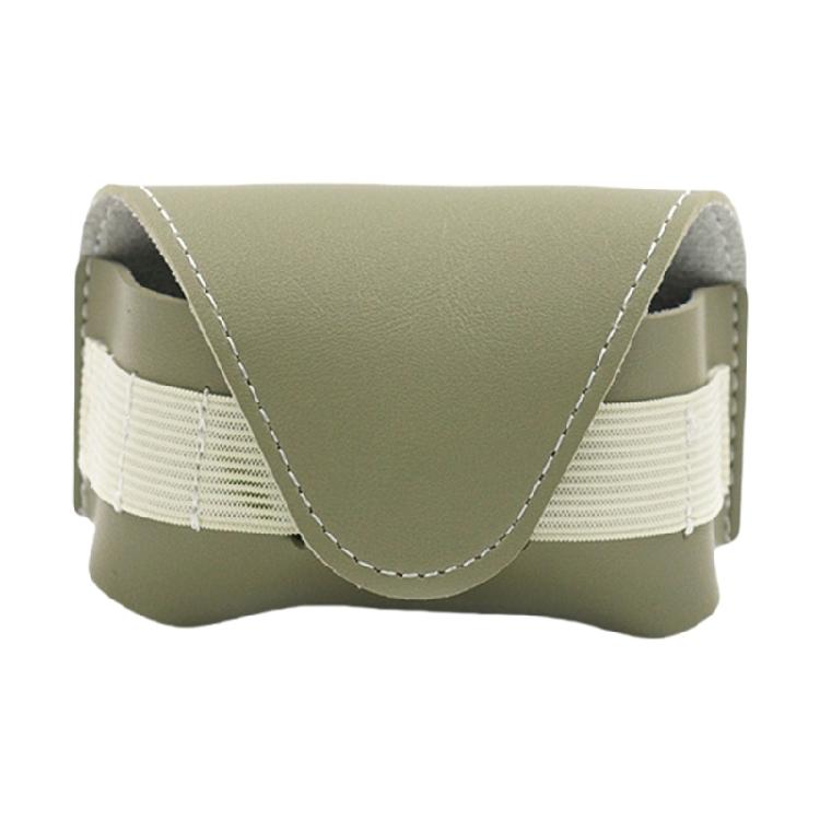 Golfs Balled Pouch Bag PU Leather Golfs Balled Storage Case Golfs Tees Holder Golf Balled Container Belt Waist Bag