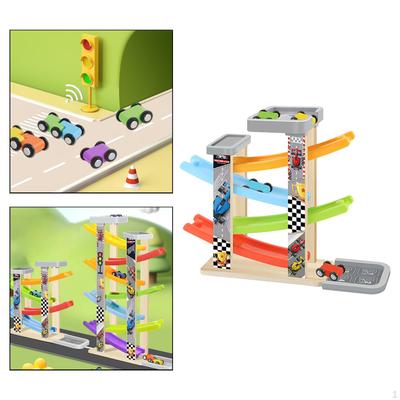 Rennbahn-Spielzeugauto zusammenbauen, Kinder Holz Kinder Rennwagen, Kind Rennbahn für