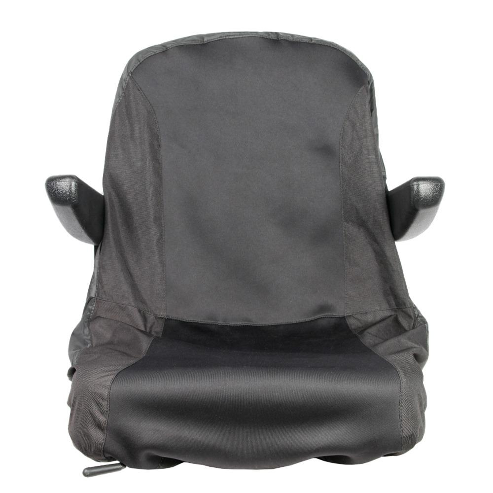 Waterproof Tractor Seat Cover with 2 Storage Pockets Outdoor Seat Protector Riding Lawn Mower