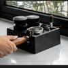 Multifunktionale Kaffee-Tamper-Station Platzsparend Höhenverstellbar Kaffeegeschirr-Aufbewahrung Rutschfeste Kaffee-Organizer-Box