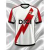 Neues Rayo Vallecano Heimtrikot für Erwachsene T-Shirt Street Style Schnelltrocknend Trainings-Fitness-Top Freizeit-Sportbekleidung Familie Kinder T-Shirts