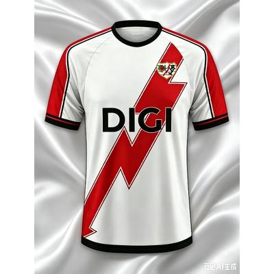 Rayo Vallecano Home Quick Dry Training Jersey Unisex Adults & Kids Streetwear Top