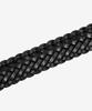 MINAV Weaving Real Leather Belt [Black]
