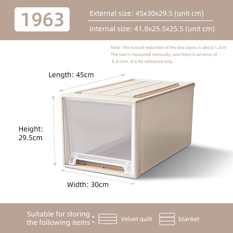 Kunststoff Schrankorganizer und Aufbewahrung Haushalts Schubladen Aufbewahrungsboxen mit Deckel Schreibtisch Aufbewahrungsbox Für Kleidung, Unterwäsche, Socken