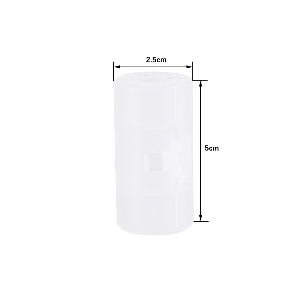 4 Pack AA To Size C Battery Adapters Holder Switcher Converter Cases Box White