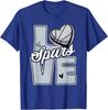 Vintage Love Spurs Hearts Retro Gift for Men Women T-Shirt