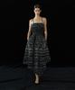 Meuameu Stitch Strap Pleated Dress